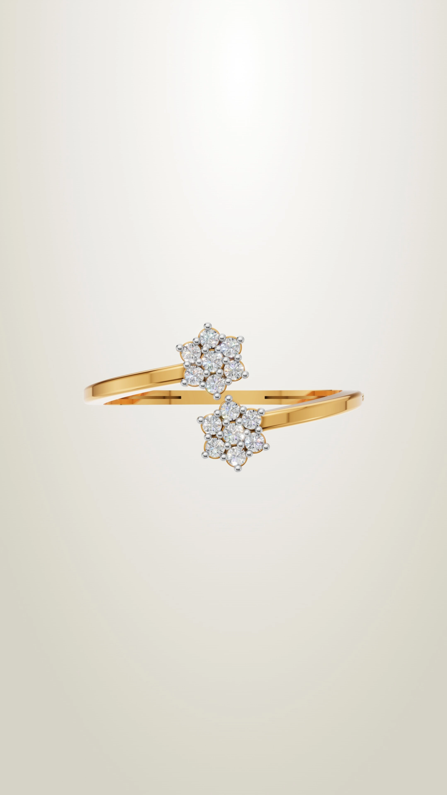 Floral Design Gold Ring - Image 2