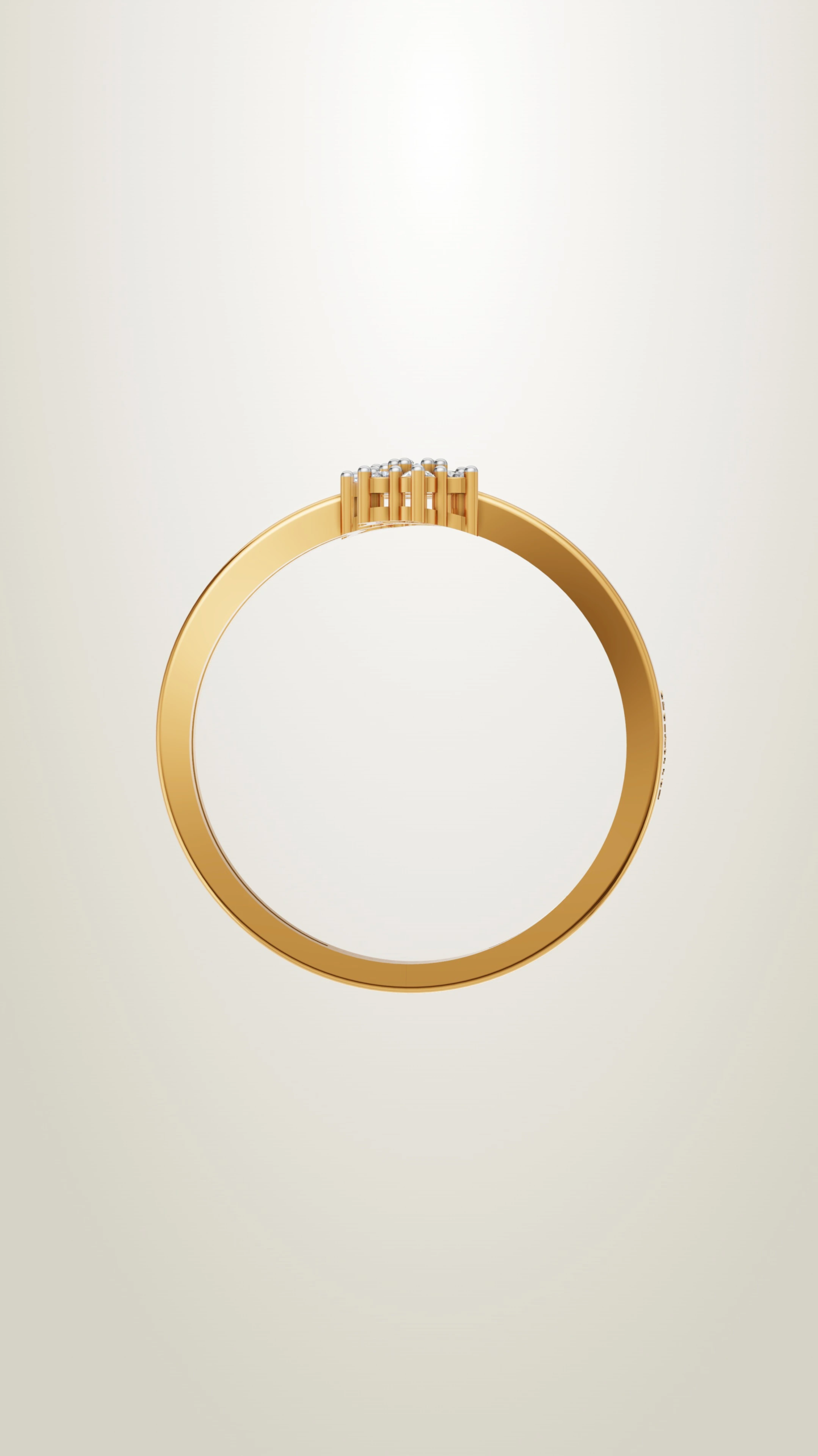 Floral Design Gold Ring - Image 4