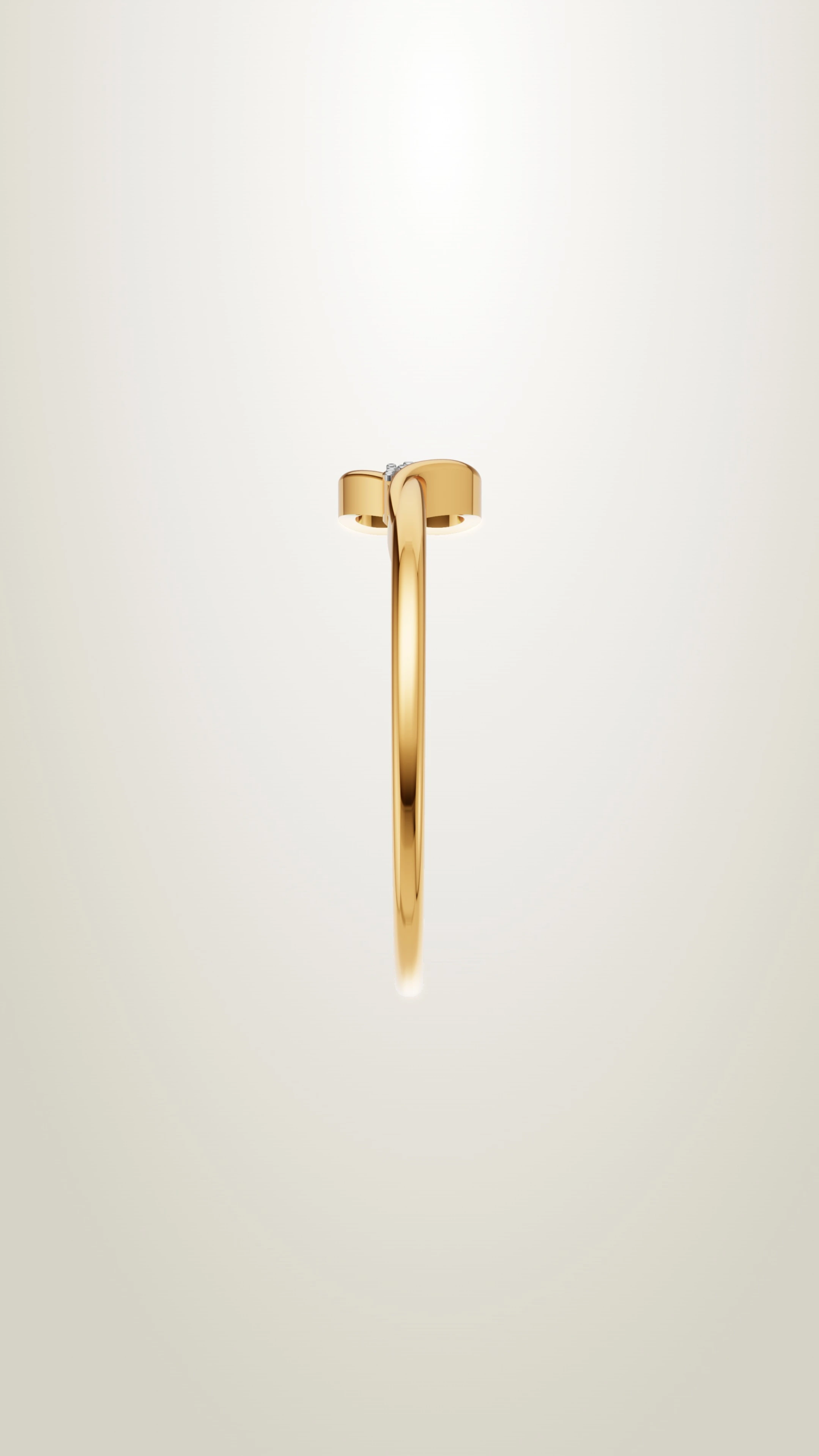 Minimal Gold Band Ring - Image 4