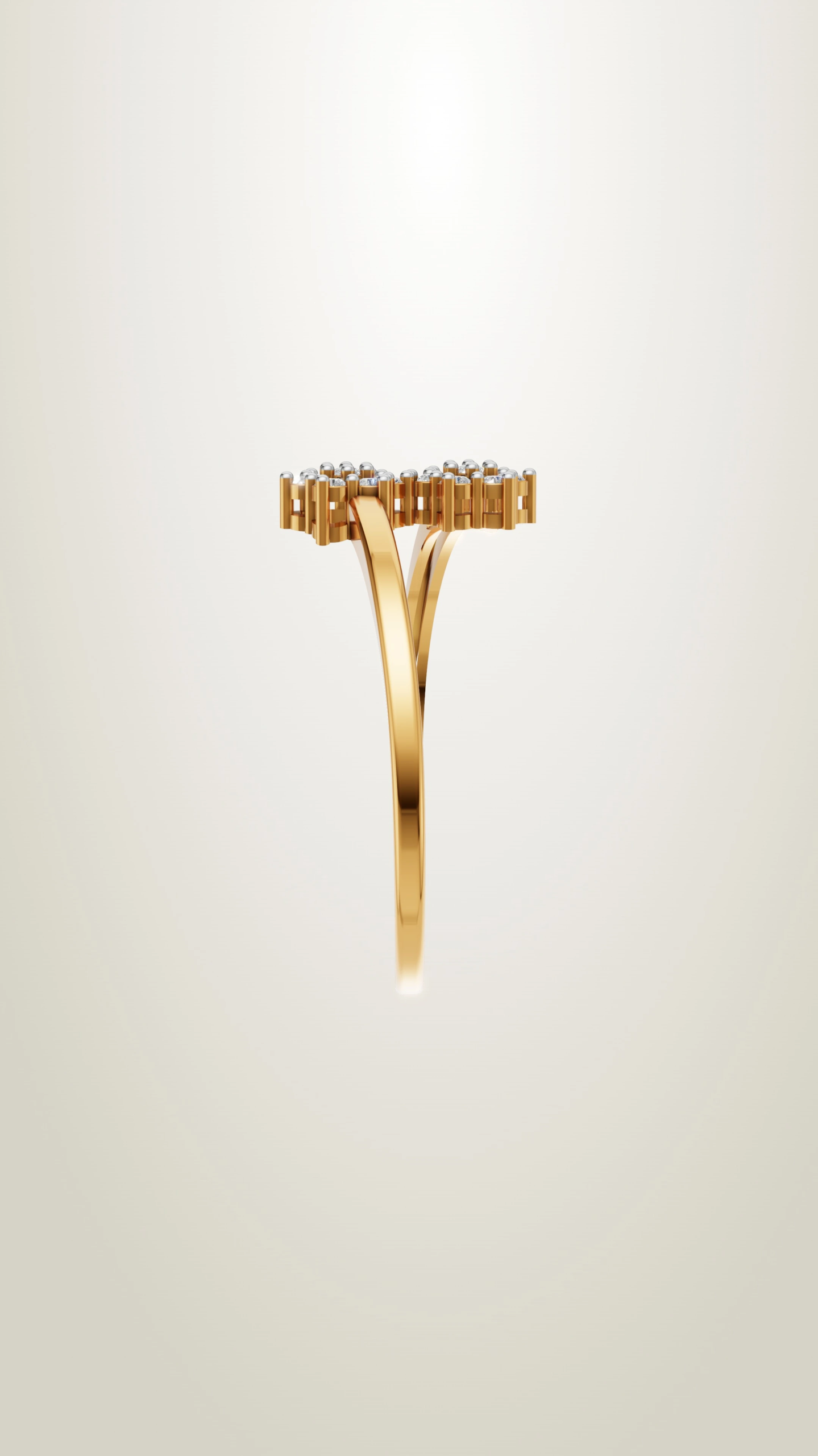 Floral Design Gold Ring - Image 3