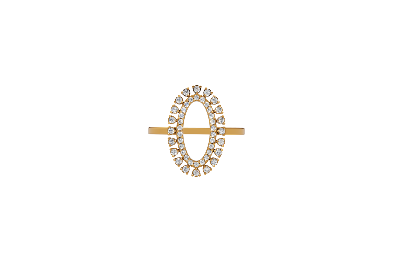 Oval Shape Diamond Ring